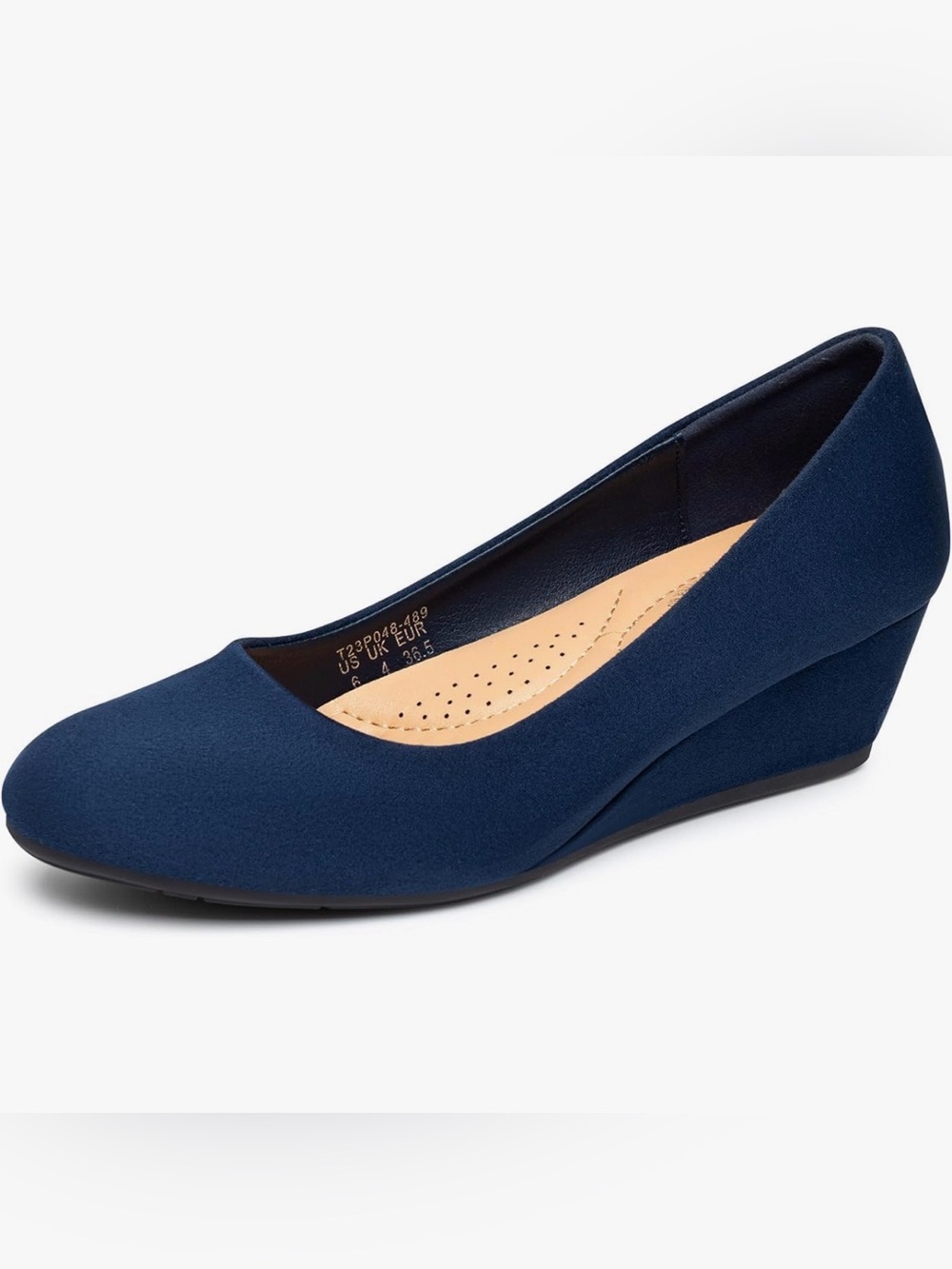 Navy Low Heels